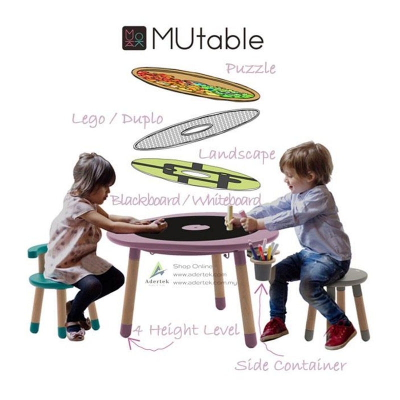 MUtable and Chairs for 1-8 yo