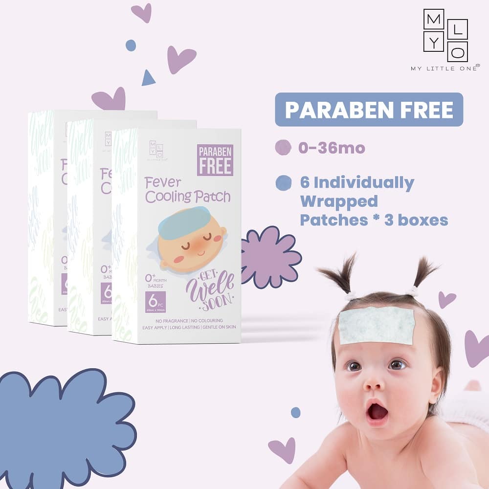 MyLO GWS Paraben Free Fever Cooling Patch (6 Patches / box)