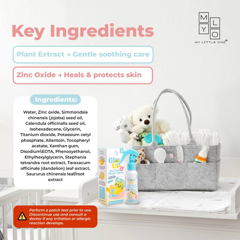 MyLO Glow Up Bud Bud No Rub Diaper Rash Spray (100ml)