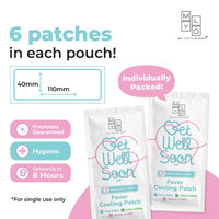 MyLO GWS Paraben Free Fever Cooling Patch (6 Patches / box)