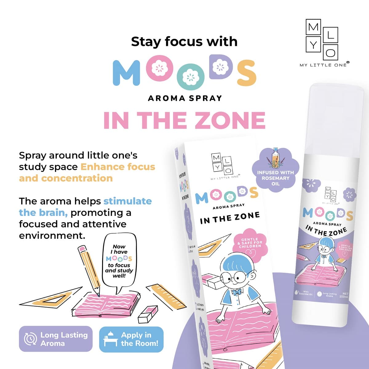 MyLO MOODS Aroma Room Spray (150ml)