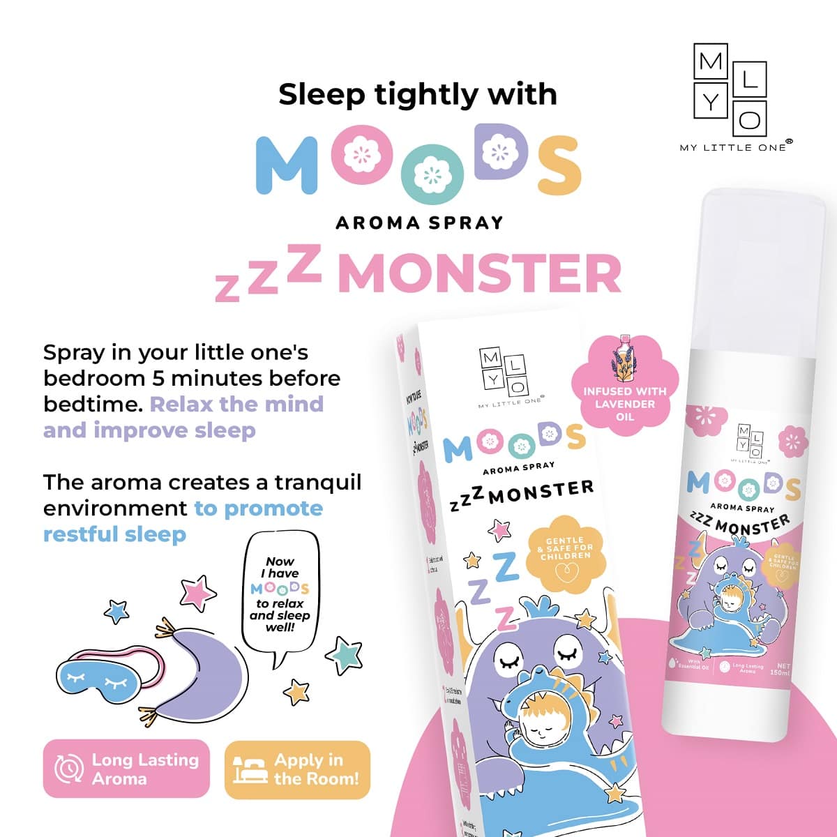 MyLO MOODS Aroma Room Spray (150ml)