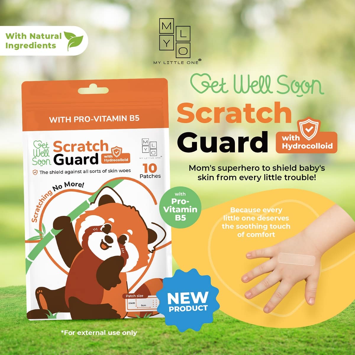 MyLO ScratchGuard Relief Patch