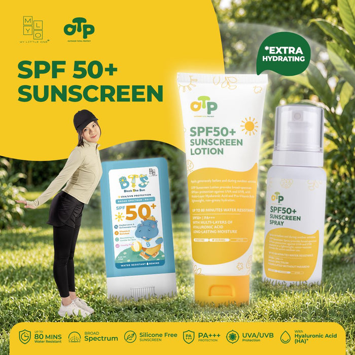 MyLO OTP Sunscreen Stick / Sunblock Lotion, Spray