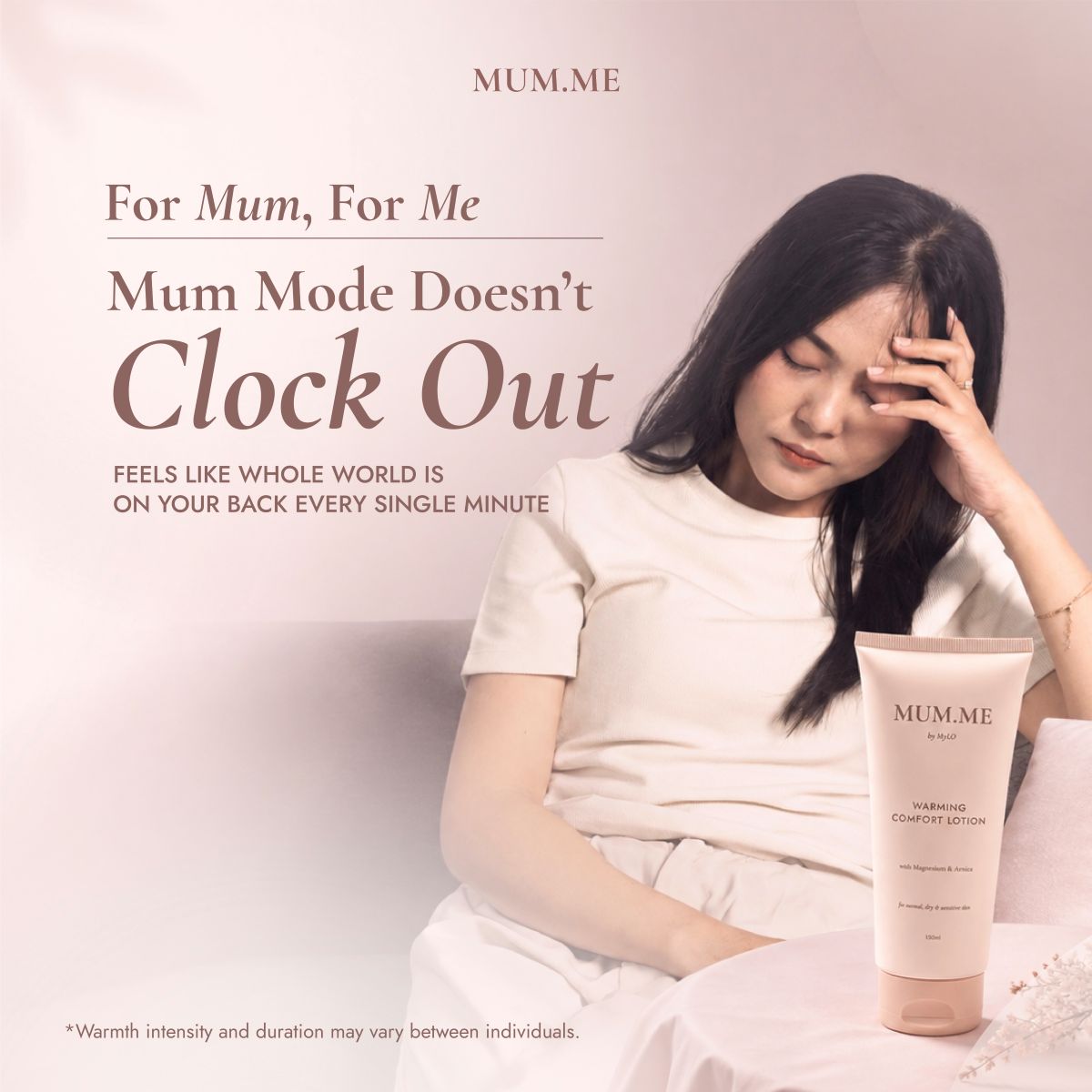 Mum.Me Body Lotion (150ml) - PDRN Deep Moisturising / Warming Comfort