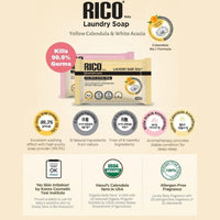 RICO Laundry Soap Bar Product Info