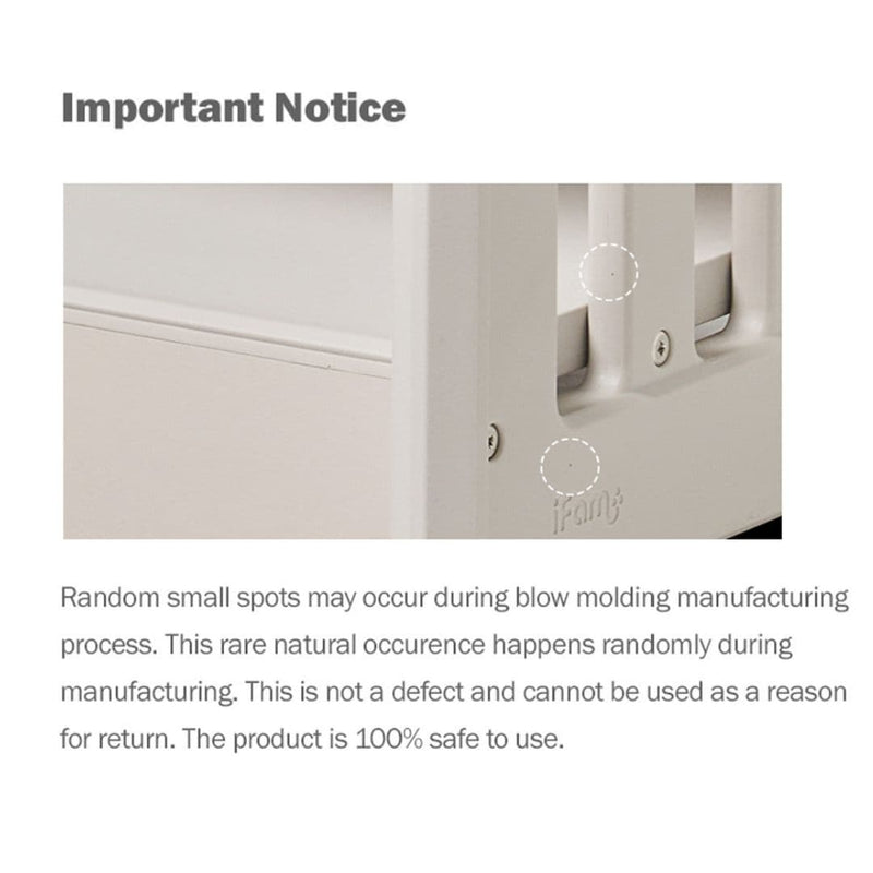 Important Notice for IFAM Safe Guard Diaper Changing Table