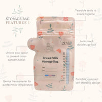 MyLO Breast Milk Storage Bag with separate pourable sprout