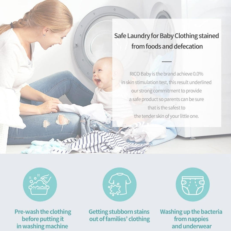 RICO Laundry Soap Bar Safe for Babies & Kids