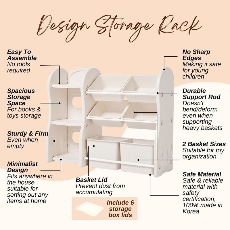 Why Design Storage Rack + Bookshelf
