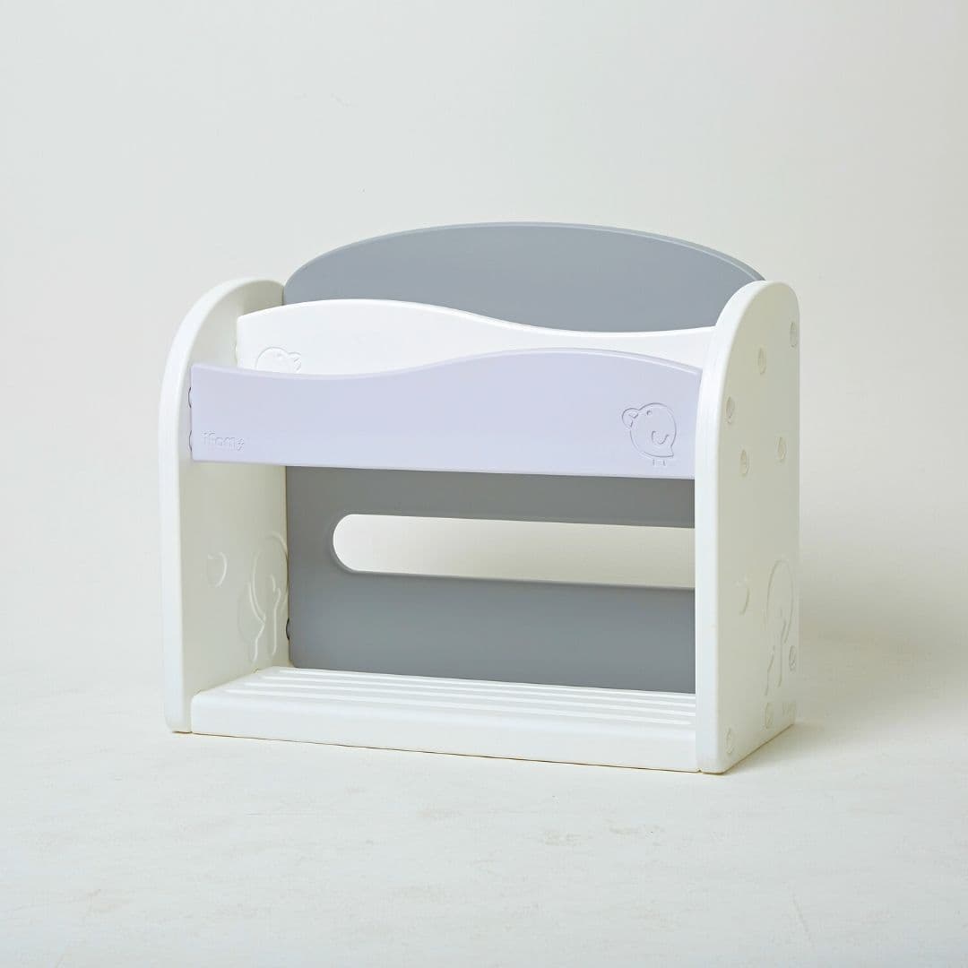 Easy Wave Book Shelf stylish design with pastel colour fits anywhere in the house