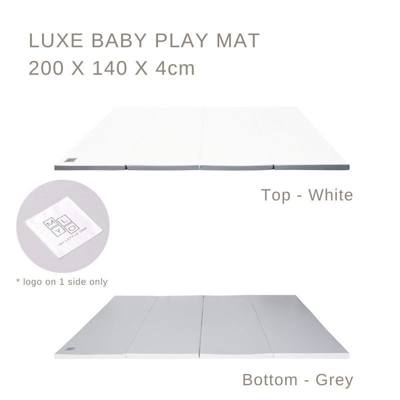 MyLO LUXE Play Mat (Grey/White)