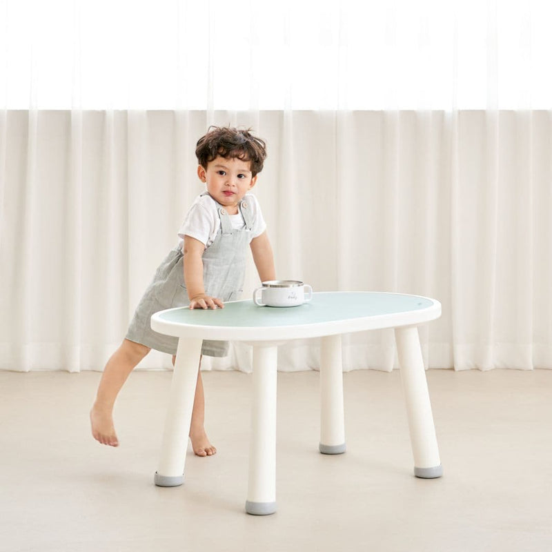 Easy Toddler Table with Reversible Table Mat White Lifestyle Image