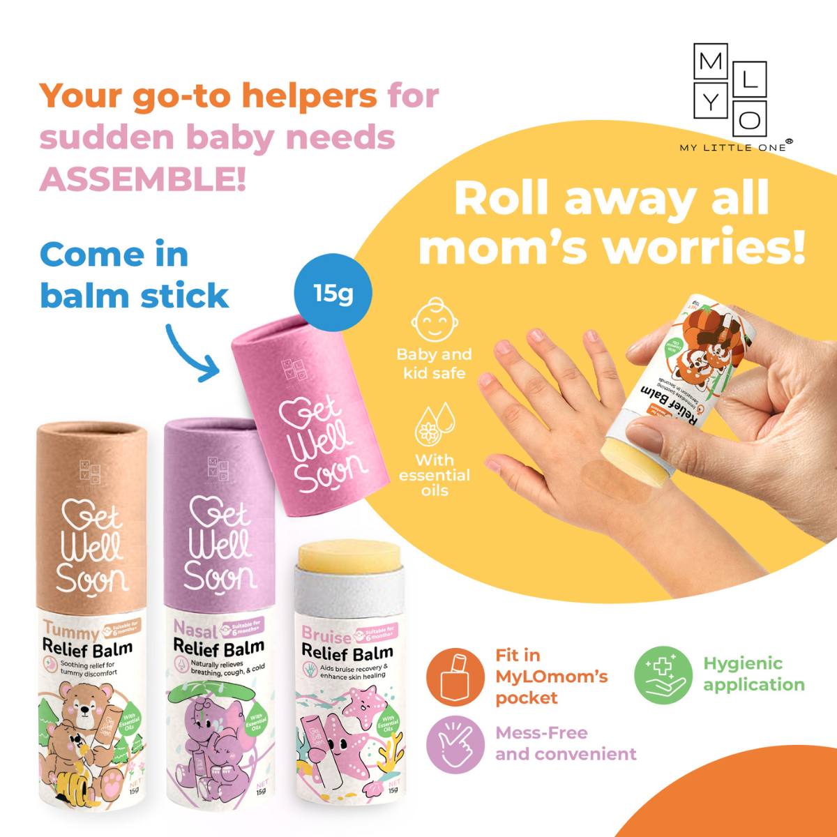 MyLO Get Well Soon Balm Sticks (15g)