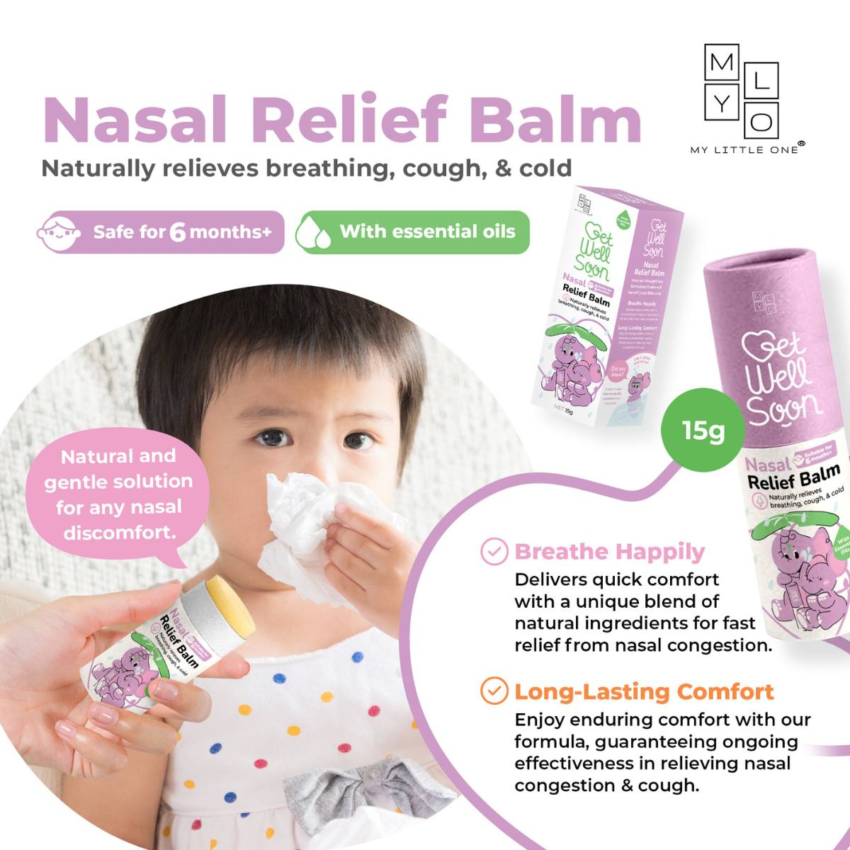 MyLO Get Well Soon Balm Sticks (15g)