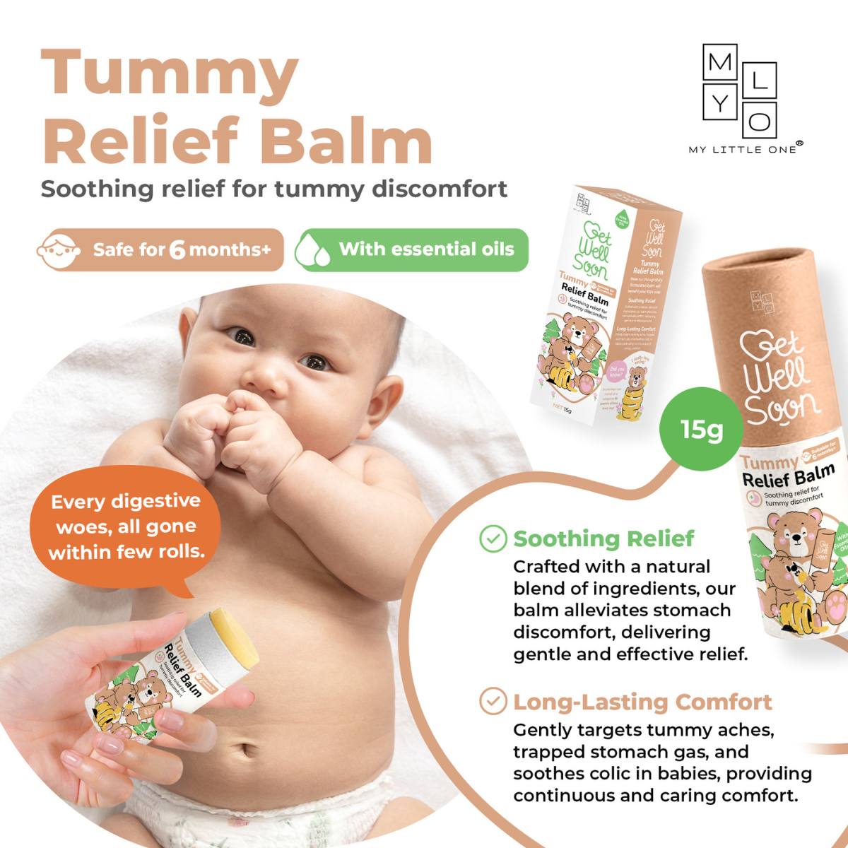 MyLO Get Well Soon Balm Sticks (15g)
