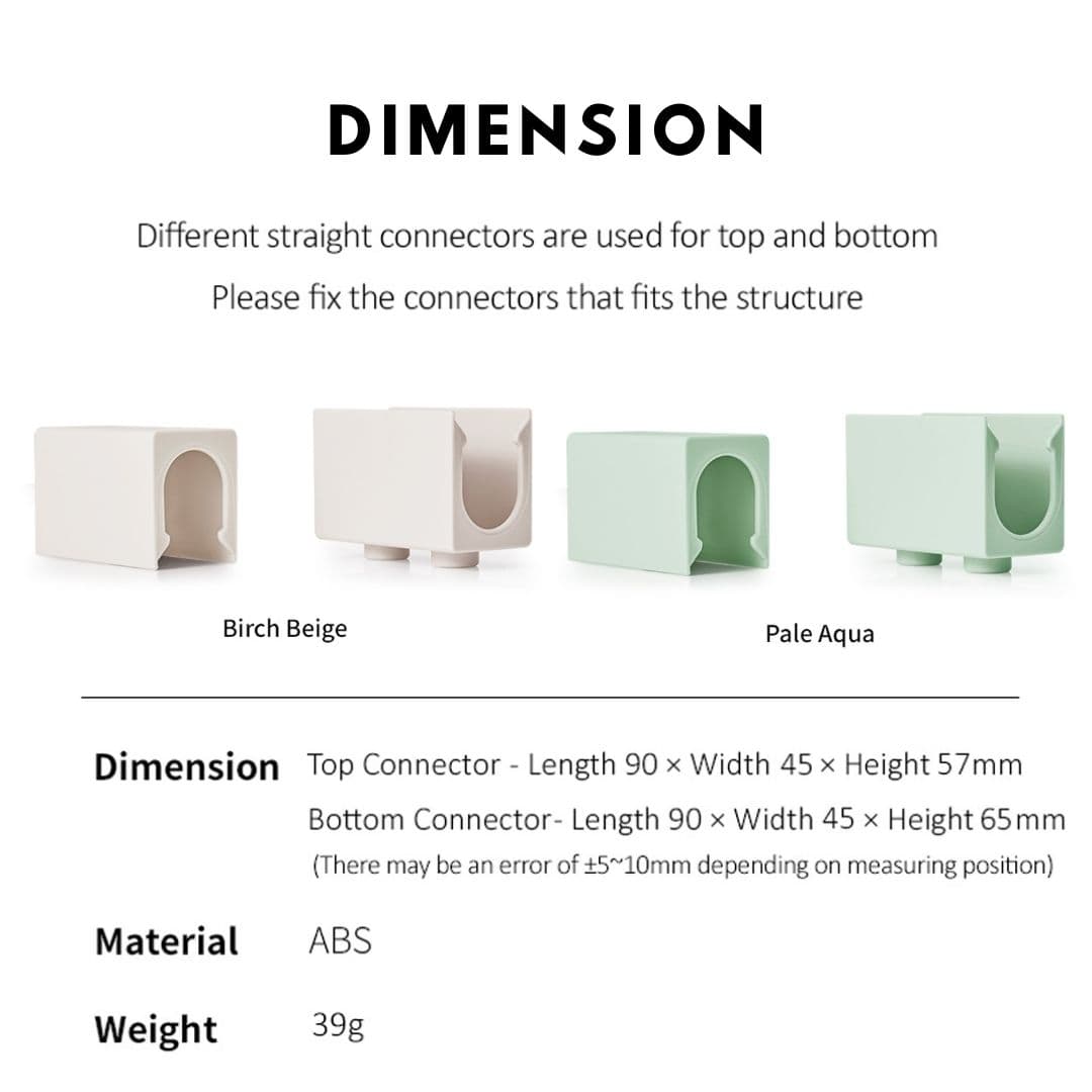 Takemehom First Partition Straight Connecter Dimension