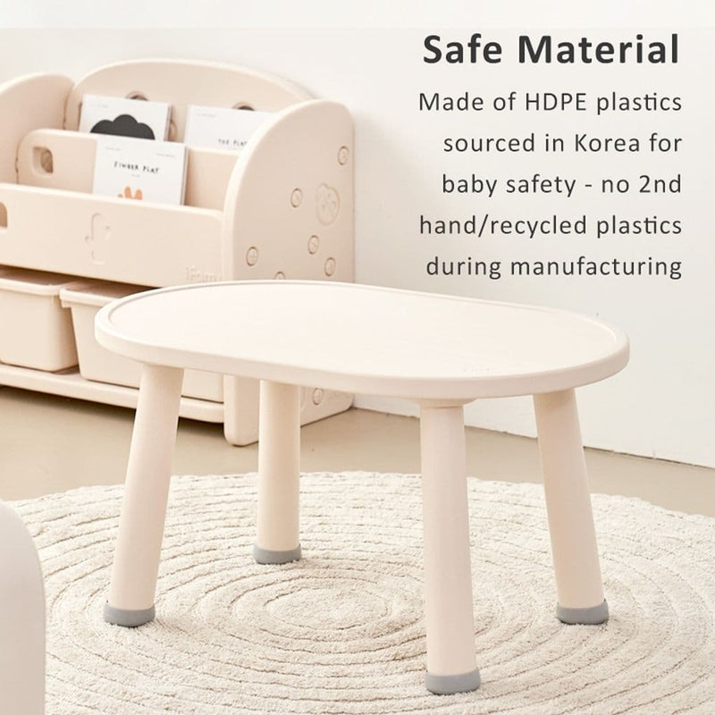 Easy Toddler Table with Reversible Table Mat Safe Material